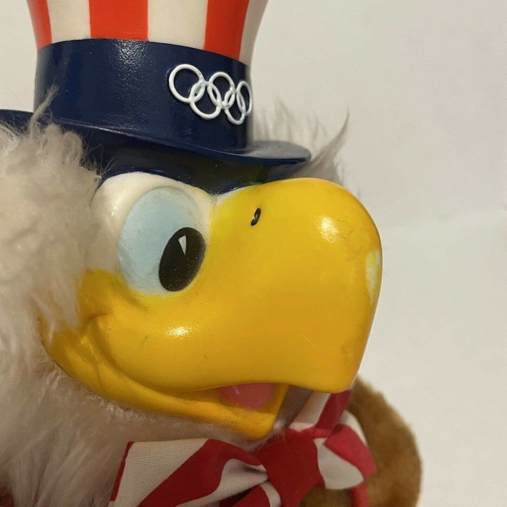 Vintage Sam The Eagle Mascot 1980-81 Olympics 10" - Picture 8 of 12